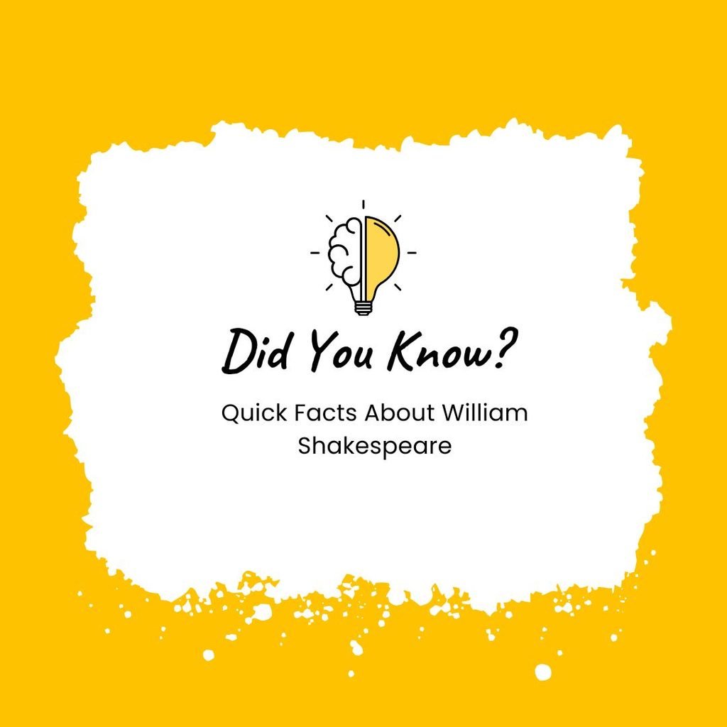 Interesting Facts About Shakespeare