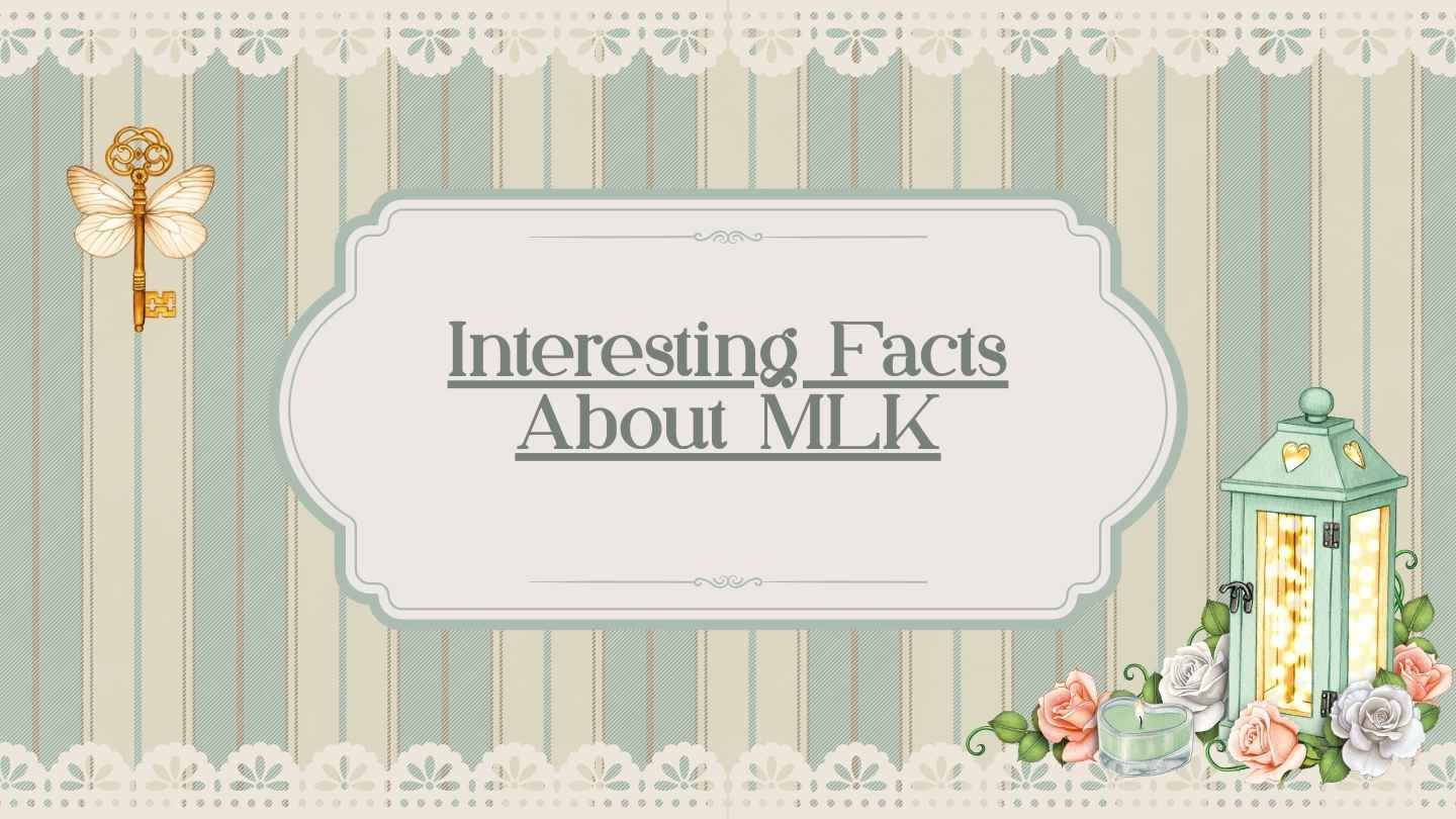 Interesting Facts About MLK